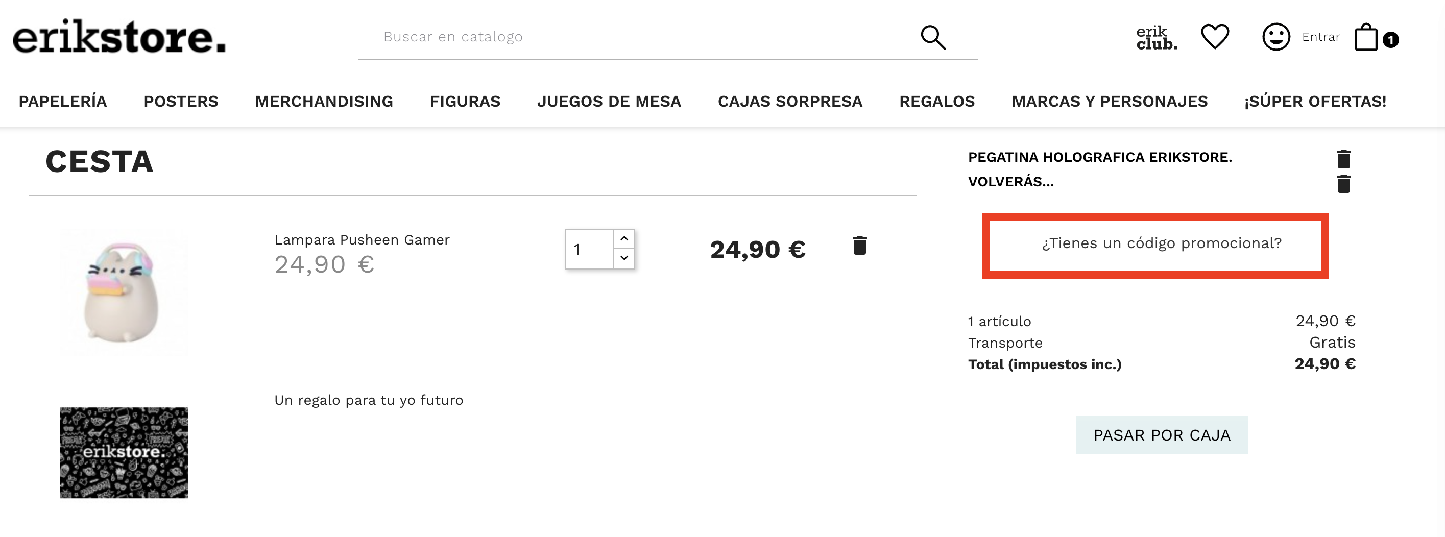 Erikstore Códigos descuento