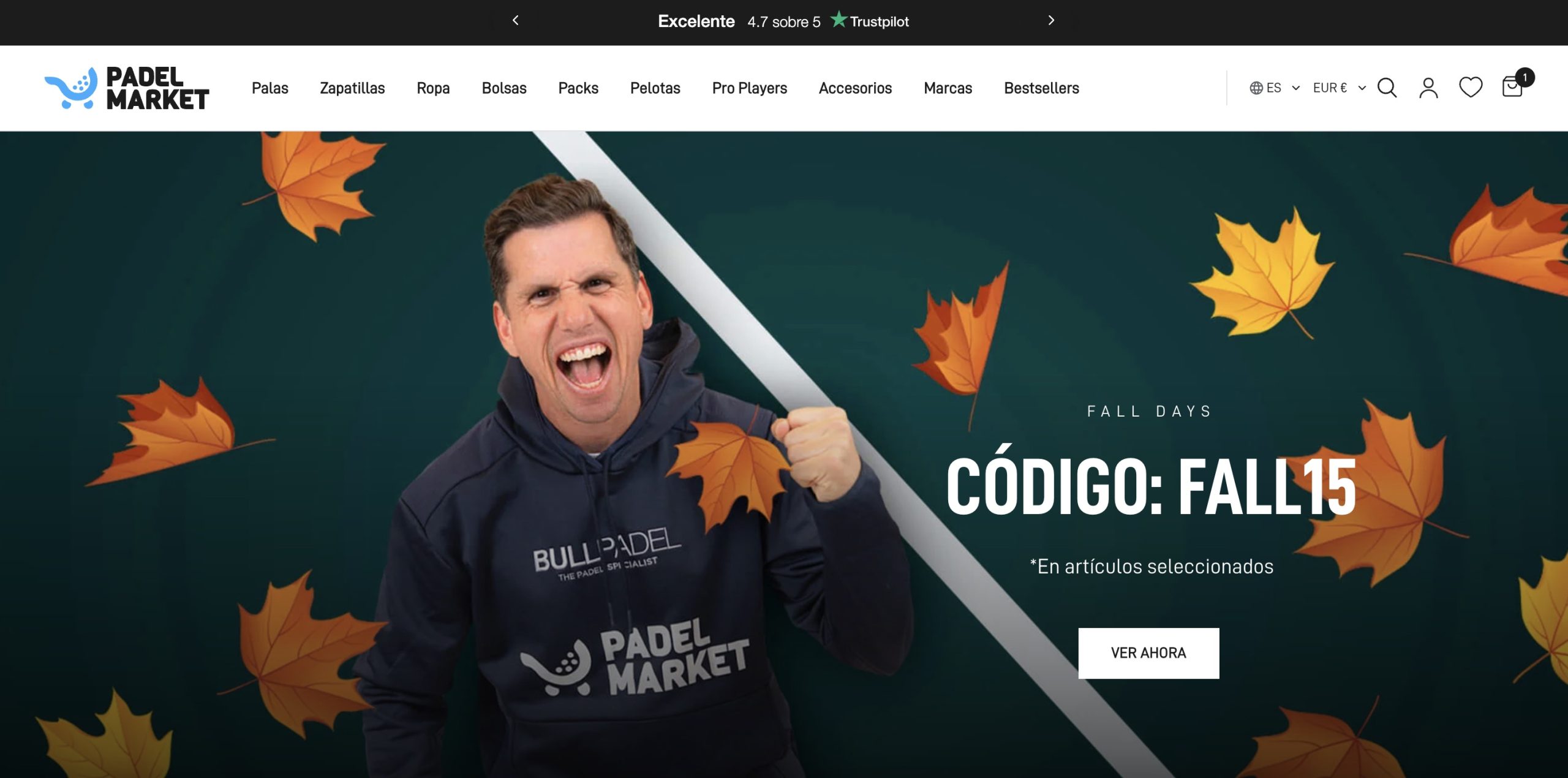 Padel Market Códigos descuento