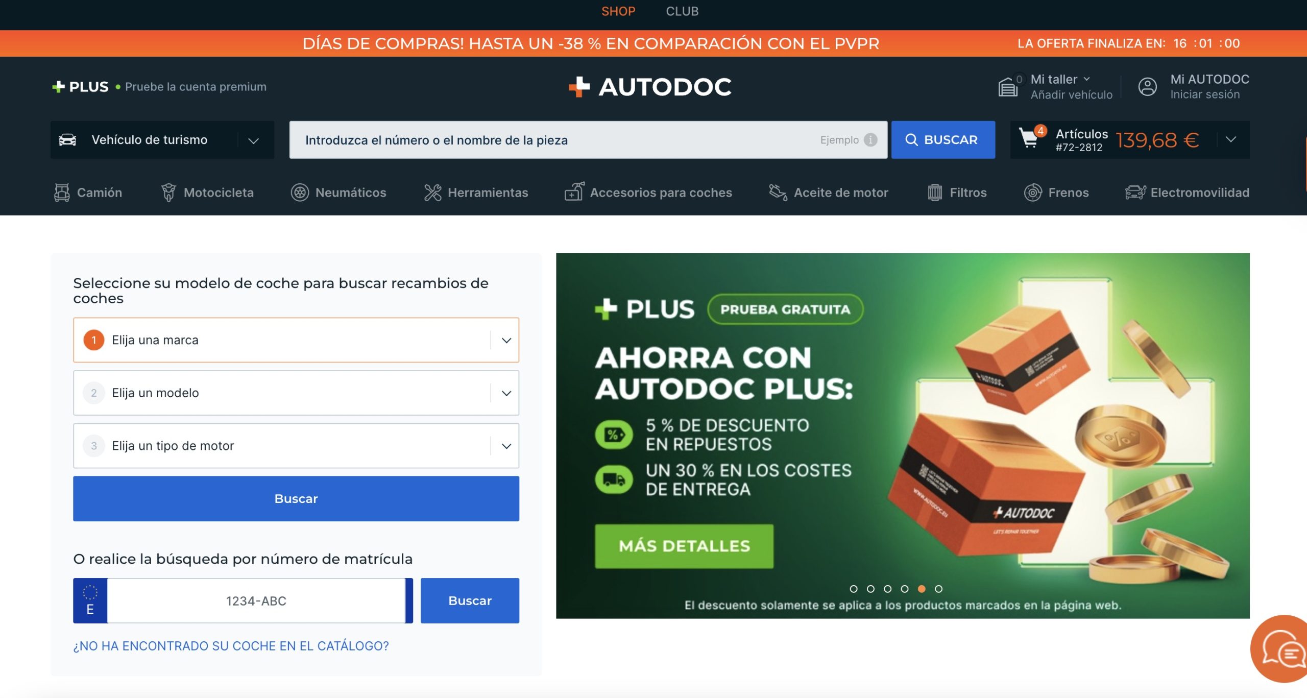 Autodoc Códigos descuento