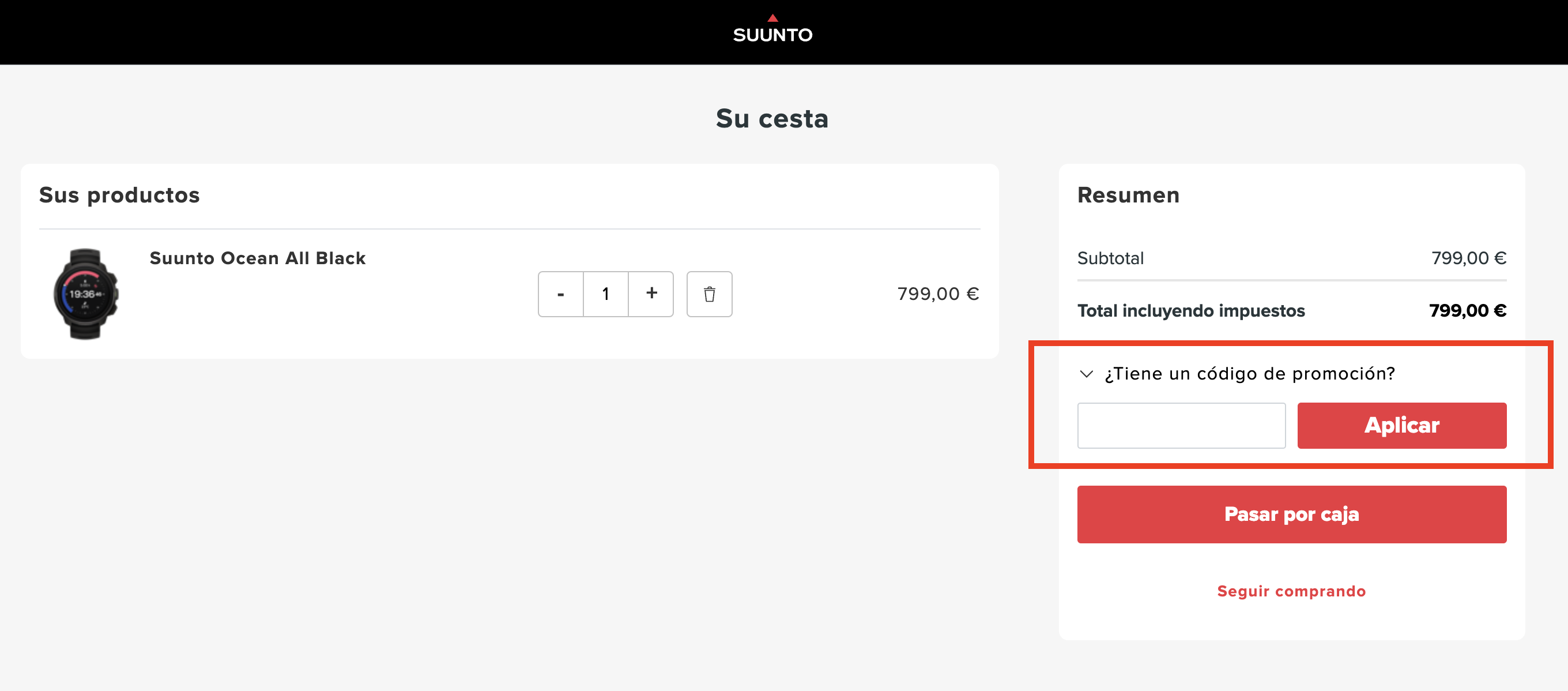 Suunto Códigos descuento